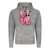 Cloud Rock love cow valentine's day Vintage Hoodie - MaliasSmallBusiness