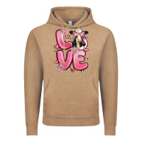 Vintage Coffee love cow valentine's day Vintage Hoodie - MaliasSmallBusiness