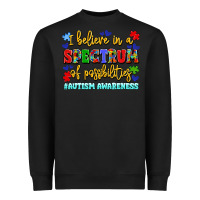 Black i believe in a spectrum of possibilities Heavyweight Sweatshirt - LillyAllenDesigns