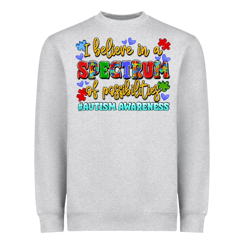 I Believe In A Spectrum Of Possibilities Heavyweight Sweatshirt by LillyAllenDesigns | Teevron