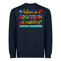 Navy i believe in a spectrum of possibilities Heavyweight Sweatshirt - LillyAllenDesigns
