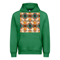 Emerald native american aztec seamless pattern 1 Urban Hoodie - BundleAndBundleShop