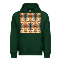 Forest Green native american aztec seamless pattern 1 Urban Hoodie - BundleAndBundleShop