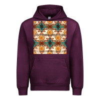 Mauve Wine native american aztec seamless pattern 1 Urban Hoodie - BundleAndBundleShop