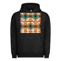 Pigment Black native american aztec seamless pattern 1 Urban Hoodie - BundleAndBundleShop