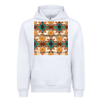 White native american aztec seamless pattern 1 Urban Hoodie - BundleAndBundleShop
