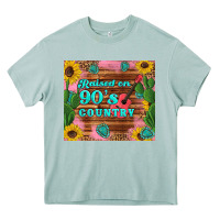 Arona raised 90's country guitar cactus sunflower's Heavy Core Tee - Artiststas