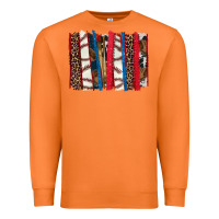Carrot Baseball brushstroke Premium Sweatshirt - HowdyJamesFarm
