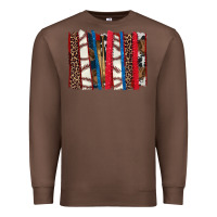 Chestnut Baseball brushstroke Premium Sweatshirt - HowdyJamesFarm