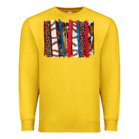 Lemon Baseball brushstroke Premium Sweatshirt - HowdyJamesFarm