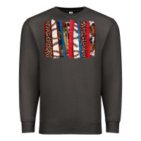 Smoke Baseball brushstroke Premium Sweatshirt - HowdyJamesFarm