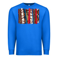 True Royal Baseball brushstroke Premium Sweatshirt - HowdyJamesFarm