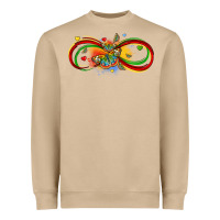 Mushroom butterfly infinity symbol autism Heavyweight Sweatshirt - LillyAllenDesigns