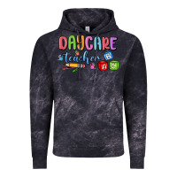 Cloud Black daycare teacher Vintage Hoodie - MaliasSmallBusiness