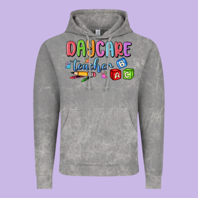 Daycare Teacher Vintage Hoodie Designed By Maliassmallbusiness