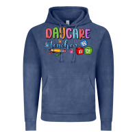 Vintage Denim daycare teacher Vintage Hoodie - MaliasSmallBusiness