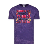 Cloud Purple pandulce bunuelos tamales abuelita cafecito Vintage Tee - MaliasSmallBusiness