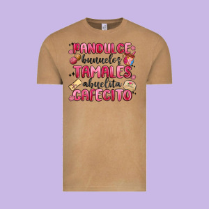 Pandulce Bunuelos Tamales Abuelita Cafecito Vintage Tee Designed By Maliassmallbusiness