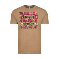 Vintage Coffee pandulce bunuelos tamales abuelita cafecito Vintage Tee - MaliasSmallBusiness
