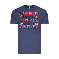 Vintage Denim pandulce bunuelos tamales abuelita cafecito Vintage Tee - MaliasSmallBusiness