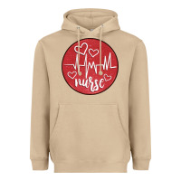 Mushroom nurse coaster Heavyweight Hoodie - CowGirlArtShop