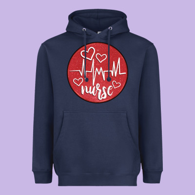 Nurse Coaster Heavyweight Hoodie Designed By Cowgirlartshop