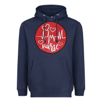 Navy nurse coaster Heavyweight Hoodie - CowGirlArtShop