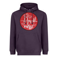 Plum nurse coaster Heavyweight Hoodie - CowGirlArtShop