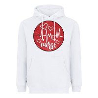 White nurse coaster Heavyweight Hoodie - CowGirlArtShop