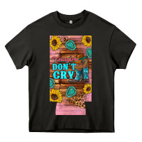 Asphalt cowgirls don't crty boots hat sunflowers 12 oz can cooler  (slim) Heavy Core Tee - Artiststas