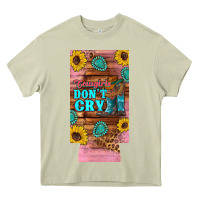 Mossy cowgirls don't crty boots hat sunflowers 12 oz can cooler  (slim) Heavy Core Tee - Artiststas
