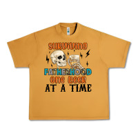 Peanut Butter surviving fatherhood one beer at a time Urban Heavy Tee - MaliasSmallBusiness
