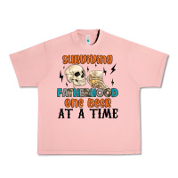 Salmon surviving fatherhood one beer at a time Urban Heavy Tee - MaliasSmallBusiness