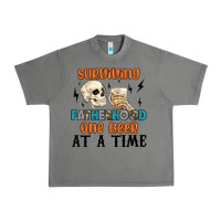 Tornado surviving fatherhood one beer at a time Urban Heavy Tee - MaliasSmallBusiness