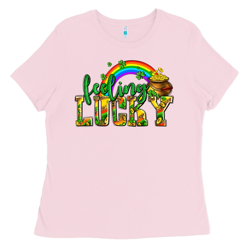 Feeling Lucky With Coins Ladies Tee by AdoDesignShop | Teevron