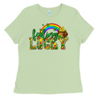 Matcha feeling lucky with coins Ladies Tee - AdoDesignShop
