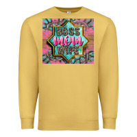 Antique Gold Boss mom wife Premium Sweatshirt - CowGirlArtShop