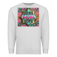 Dove Grey Boss mom wife Premium Sweatshirt - CowGirlArtShop