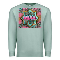 Seafoam Boss mom wife Premium Sweatshirt - CowGirlArtShop