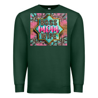 Sports Green Boss mom wife Premium Sweatshirt - CowGirlArtShop