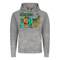 Cloud Rock roaring into 100 day of school Vintage Hoodie - MaliasSmallBusiness