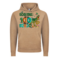 Roaring Into 100 Day Of School Vintage Hoodie | Teevron