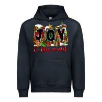 Navy Joy To The World Urban Hoodie - FaDigitalArtStudio