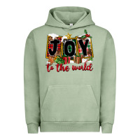 Pigment Oil Green Joy To The World Urban Hoodie - FaDigitalArtStudio