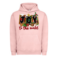 Pigment Salmon Joy To The World Urban Hoodie - FaDigitalArtStudio