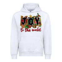 White Joy To The World Urban Hoodie - FaDigitalArtStudio