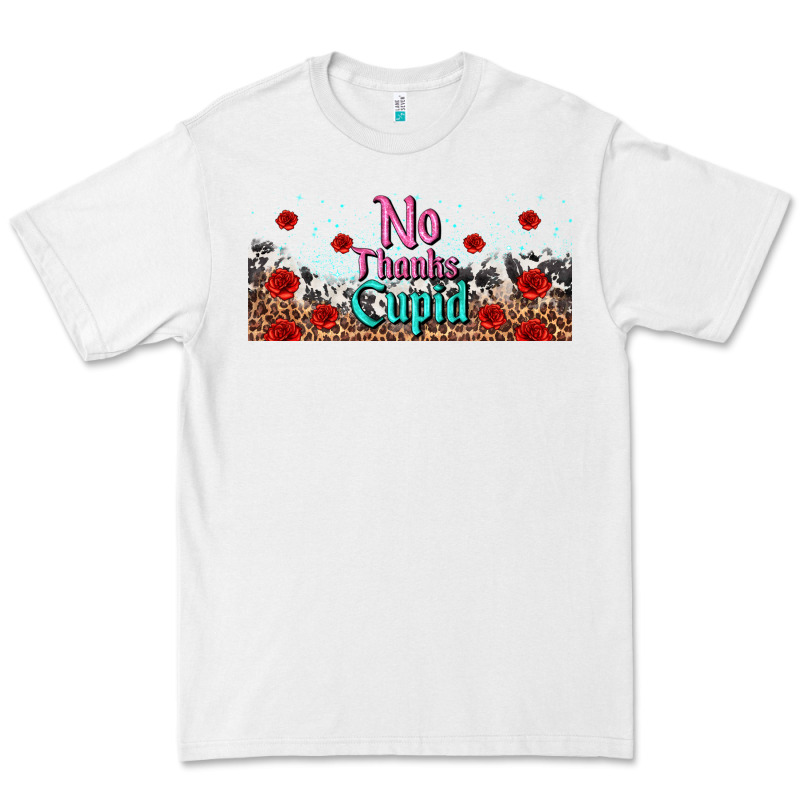 No Thanks Cupid Premium Tee by AdoDesignShop | Teevron