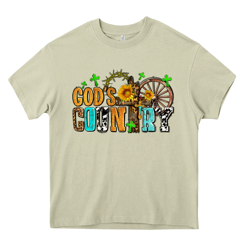 Gods Country Heavy Core Tee by AdoDesignShop | Teevron