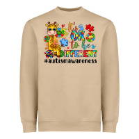 Mushroom it s ok to be different giraffe Heavyweight Sweatshirt - LillyAllenDesigns