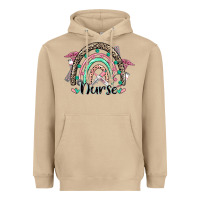 Mushroom nurse rainbow Heavyweight Hoodie - CowGirlArtShop